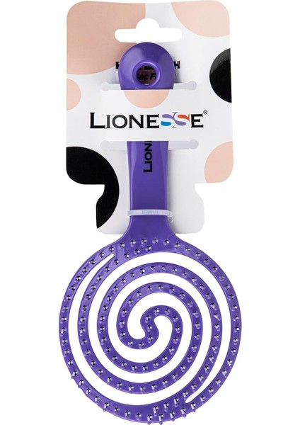 Lionesse 3 Boyutlu Saç Fırçası Mor fiyatları