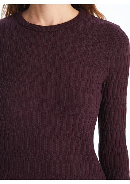 Yeni Sezon Bisiklet Yaka Dokulu Kadın Triko Kazak modelleri