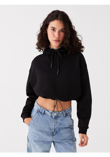 Yeni Sezon Düz Oversize Kadın Hoodie