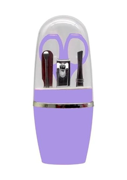 Promosyonca Manikür Seti, 5 Parça, Tırnak Makası, Törpü, Tırnak Pensi, Cımbız, Makas (Mor) fiyatları