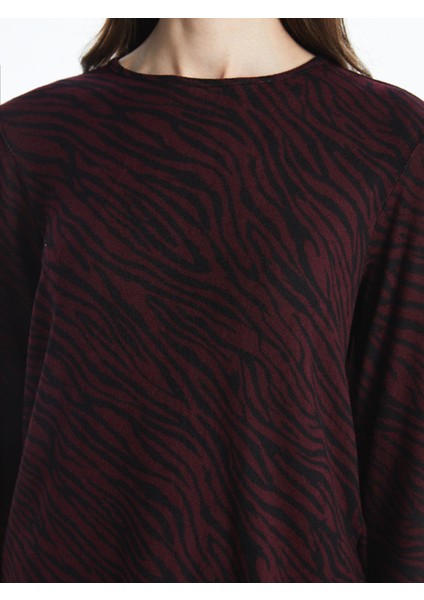 Yeni Sezon Bisiklet Yaka Desenli Kadın Bluz fırsatları