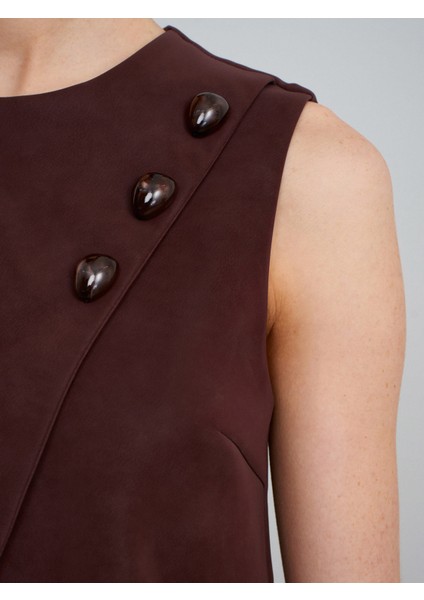 60601 Taş Aksesuarlı Top-Bordo fırsatları