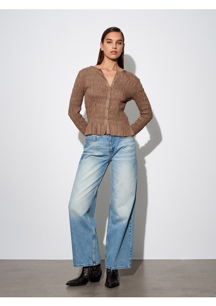 50926 Düğmeli Gipeli Top-Vizon modelleri