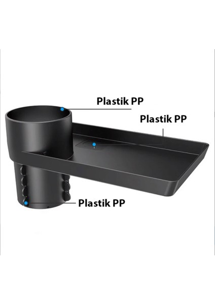 Araç Bardaklık Konson Organizeri Konsol Telefon Tutucu Kablo Çıkışlı Araç Organizeri Tüm Araçlar Için fırsatları