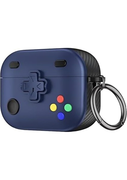 Pro 2 ile Uyumlu Gaming Serisi Hybrid Tasarım Kılıf - Iç Kısmı Tpu - Dış Kısmı Polikarbonat - Kenarları Fiber Karbon Kaplama Premium Tasarım ve Mükemmel Koruma (Lacivert, Pro 2) modelleri