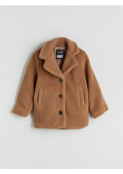 Yeni Sezon Kız Çocuk Pelüş Kaban