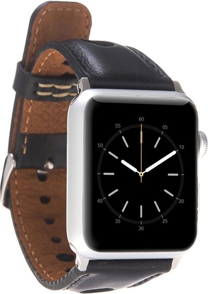 Apple Watch Uyumlu Deri Kordon 42-44-45MM Ark Rst1