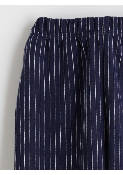 Yeni Sezon Beli Lastikli Çizgili Kız Çocuk Pantolon fiyatları