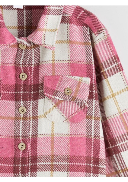 Yeni Sezon Ekose Kız Çocuk Gömlek modelleri