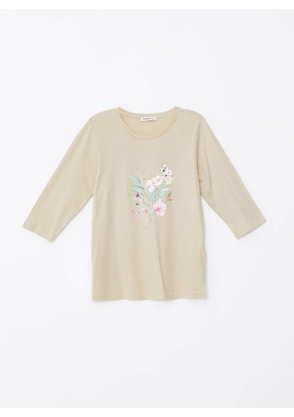 Yeni Sezon Bisiklet Yaka Çiçekli Kadın Bluz indirimleri
