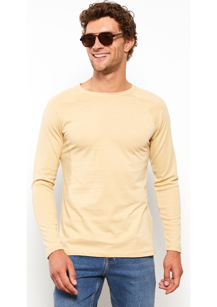 Yeni Sezon Bisiklet Yaka Uzun Kollu Erkek Tişört