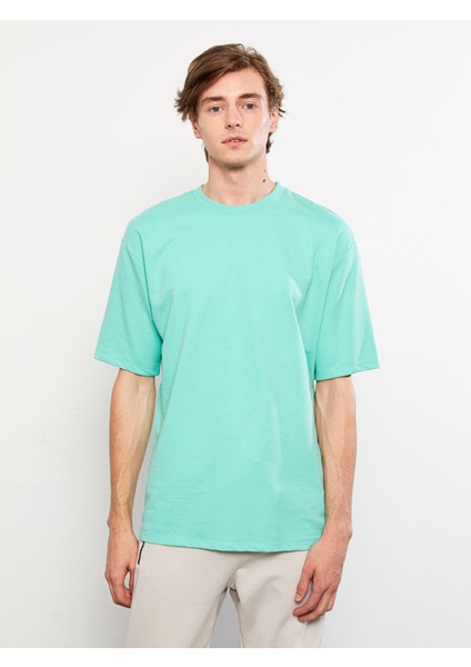 Yeni Sezon Bisiklet Yaka Kısa Kollu Pamuklu Erkek Tişört