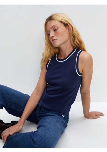 Yeni Sezon Bisiklet Yaka Kadın Triko Atlet