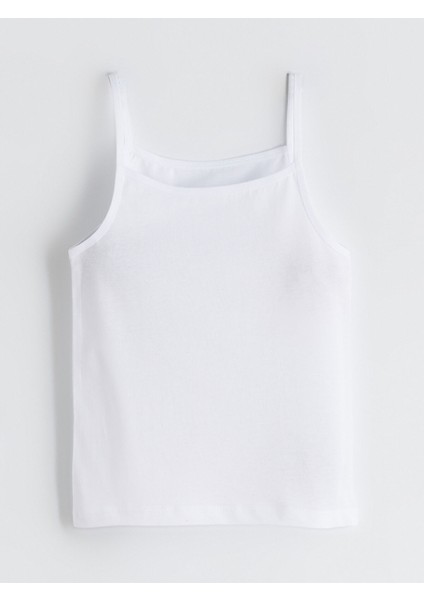 Yeni Sezon Kare Yaka Kız Çocuk Atlet 3'lü fiyatları