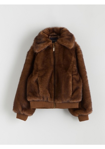 Yeni Sezon Kız Çocuk Suni Kürk Kaban modelleri