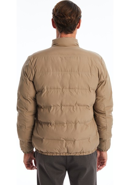 Yeni Sezon Standart Kalıp Dik Yaka Erkek Şişme Mont indirimleri