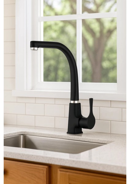 Sora Siyah Mutfak Evye Bataryası Çift Su Girişli Garantili fiyatları