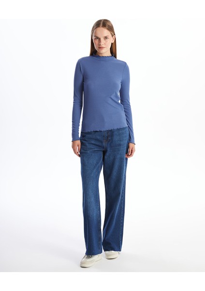 Yeni Sezon Dik Yaka Dokulu Kadın Body fiyatları