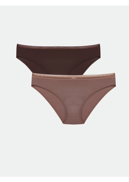 Yeni Sezon Düz Bikini Külot 2'li