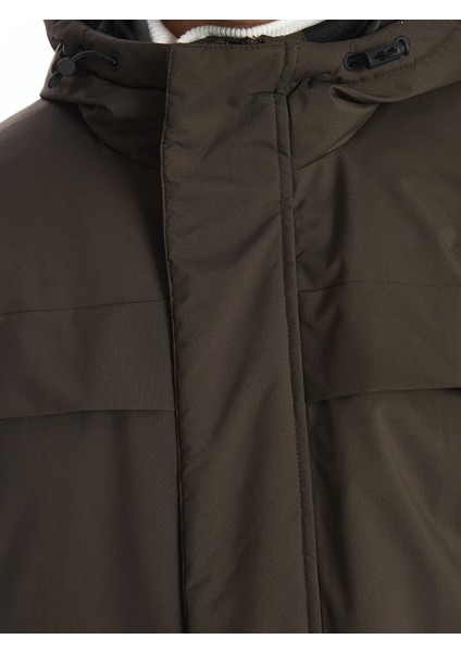 Yeni Sezon Standart Kalıp Kapüşonlu Erkek Parka modelleri