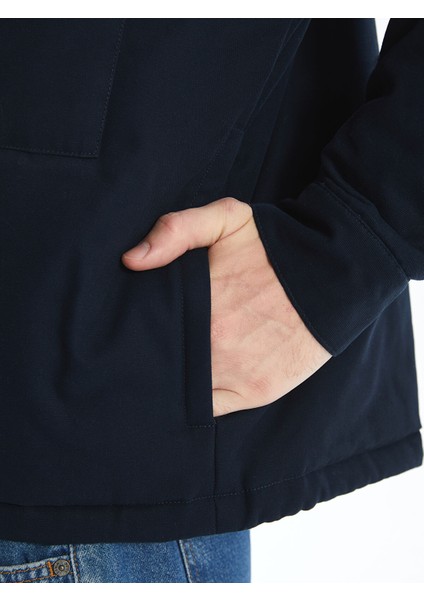 Yeni Sezon Rahat Kalıp Dik Yaka Erkek Mont modelleri