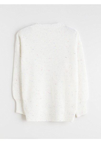 Yeni Sezon Bisiklet Yaka Kız Çocuk Triko Kazak indirimleri