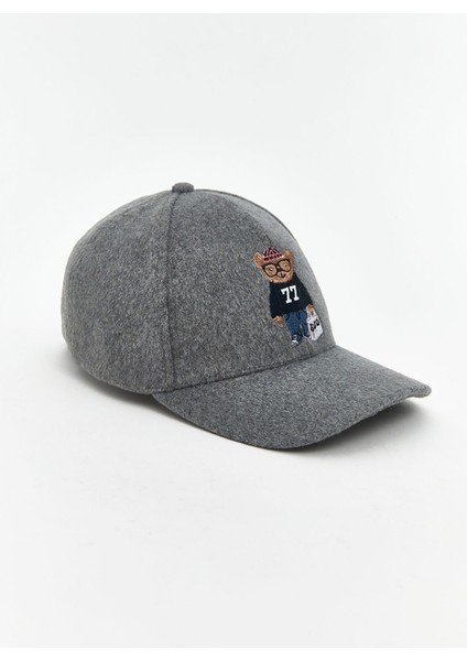 Yeni Sezon Ayı Nakışlı Kaşe Erkek Kep Şapka fiyatları