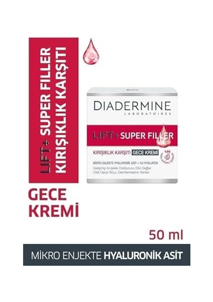 Diadermine Lift+Superfiller Gündüz Kremi 50 ml + Gece Kremi 50 ml