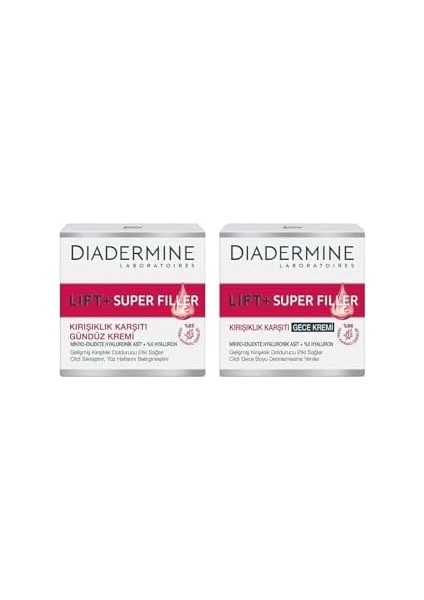 Diadermine Lift+Superfiller Gündüz Kremi 50 ml + Gece Kremi 50 ml fiyatları