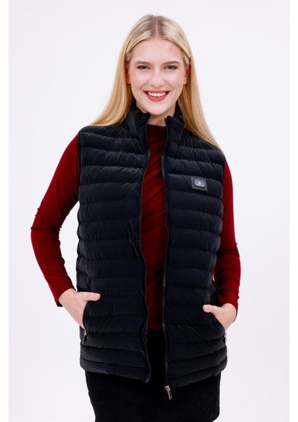 Kadın Nova Kumaş Şişme Yelek - Iç Cepli fiyatları