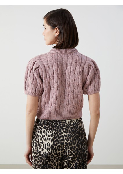 Yeni Sezon Kurdele Detaylı Balon Kollu Prenses Kazak fırsatları