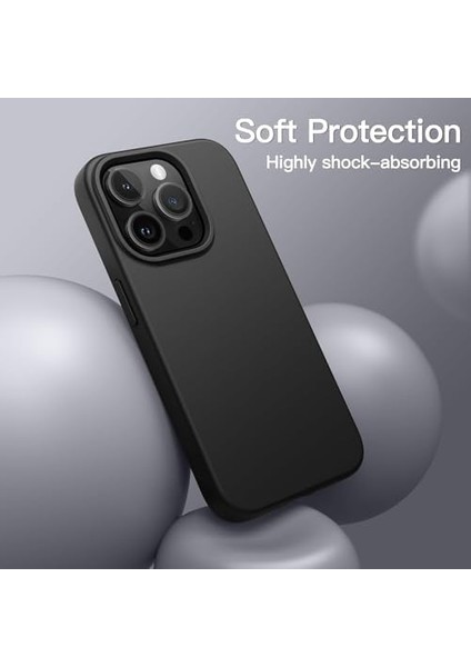 15 Promax Uyumlu Içi Kadife Lansman Silicone Kılıf Şok Emici Full Kasa Koruma Sağlayan Kılıf Siyah modelleri