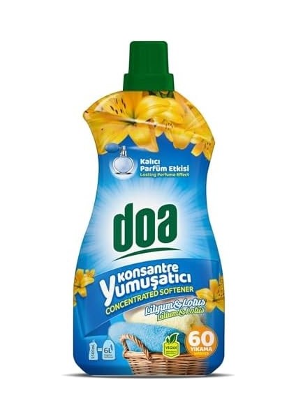 Doa Konsantre Yumuşatıcı Lili Lotus Çiçeği 1500 ml