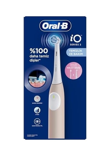 Oral-B Io 2 Şarjlı Diş Fırçası - Pembe fiyatları