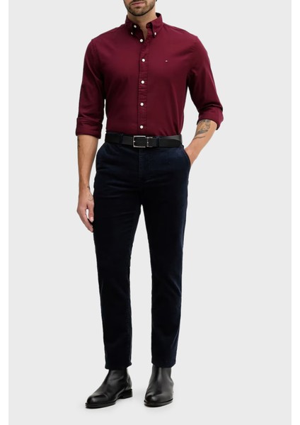 Pamuklu Regular Fit Logolu Uzun Kollu Gömlek Erkek Gömlek MW0MW40469 Vlp fiyatları