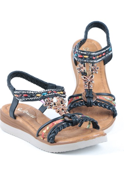 S.p 361 Ortopedik Taban Bayan Sandalet Ayakkabı