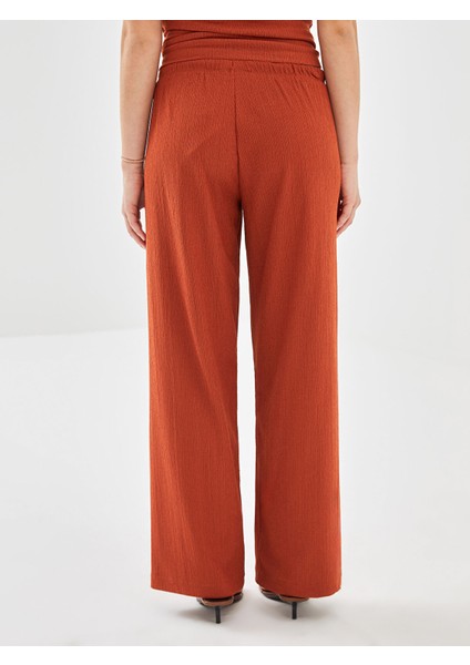 Yeni Sezon Beli Lastikli Dokulu Kadın Pantolon fırsatları