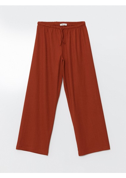 Yeni Sezon Beli Lastikli Dokulu Kadın Pantolon indirimleri