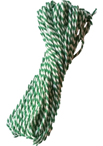 10 Metre Yeşil-Beyaz Bileklik Ipi Hediye Süsleme Ipi Marteniçka Paket Ipi fiyatları