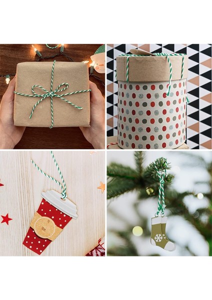 10 Metre Yeşil-Beyaz Bileklik Ipi Hediye Süsleme Ipi Marteniçka Paket Ipi fırsatları