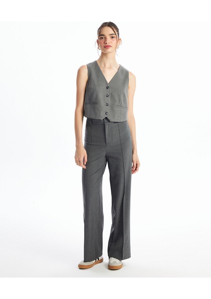 Yeni Sezon Kadın V Yaka Düz Klasik Yelek fiyatları