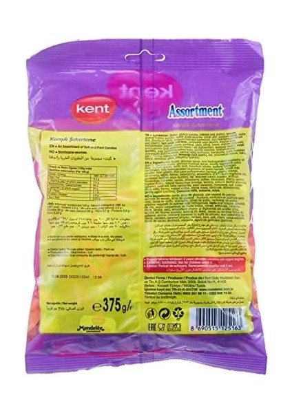 Kent Assortment 375 gr Şeker modelleri