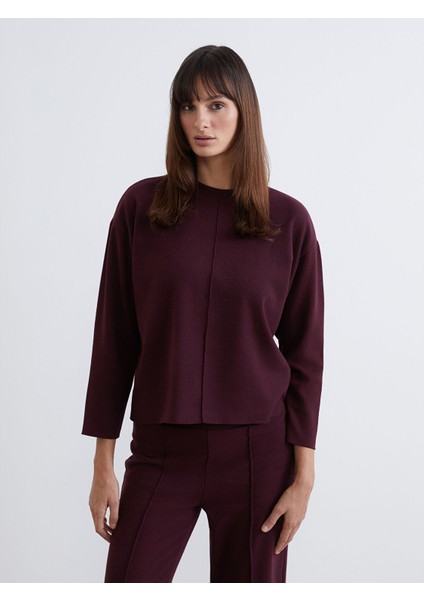 Yeni Sezon Bisiklet Yaka Kadın Ince Kazak