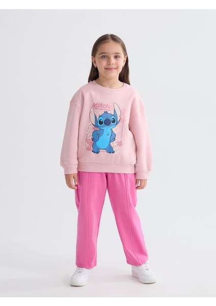 Yeni Sezon Bisiklet Yaka Stitch Baskılı Kız Çocuk Sweatshirt fiyatları