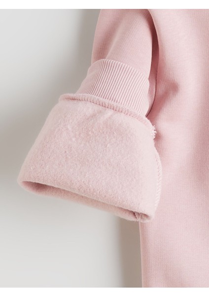 Yeni Sezon Bisiklet Yaka Stitch Baskılı Kız Çocuk Sweatshirt fırsatları