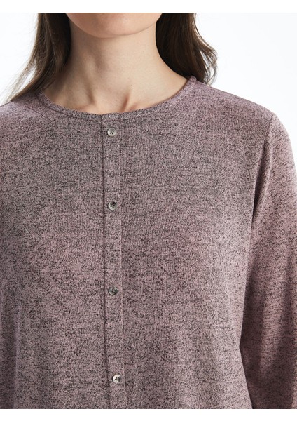 Yeni Sezon Bisiklet Yaka Taşlı Kadın Bluz modelleri