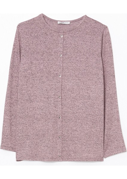 Yeni Sezon Bisiklet Yaka Taşlı Kadın Bluz indirimleri