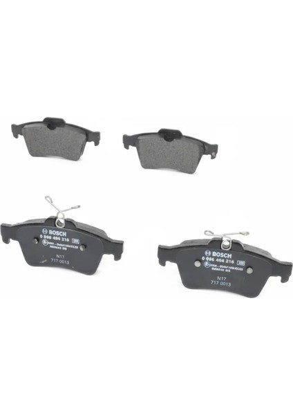 Ford Focus 2004>2012 Arka Fren Balatası | Bosch 0986494528 - MEAV6J 2M008 Aa