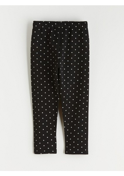 Yeni Sezon Beli Lastikli Puantiyeli Kız Çocuk Tayt modelleri