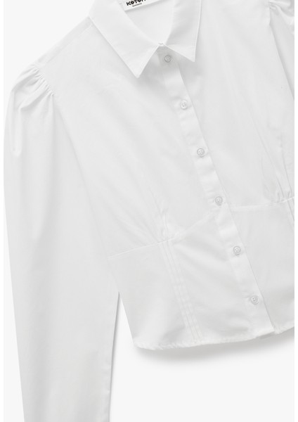 Dikiş Detaylı Düğmeli Klasik Yaka Uzun Kollu Gömlek modelleri